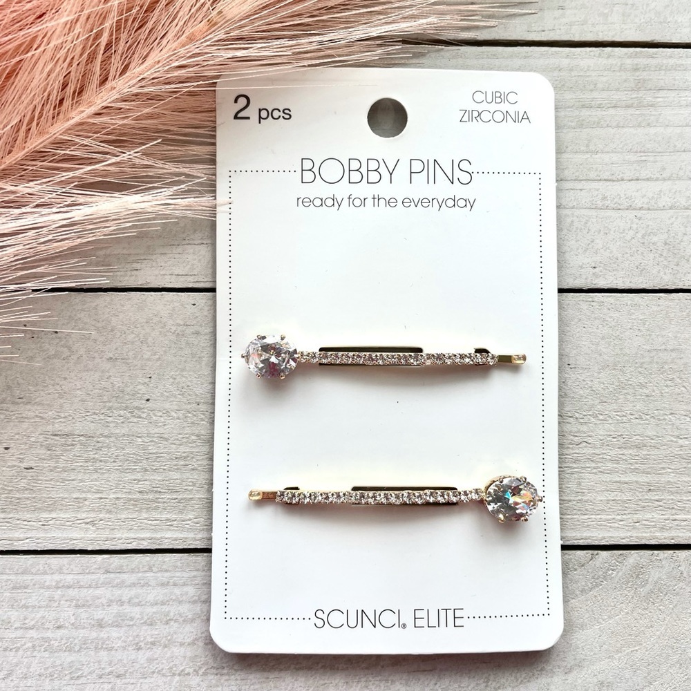 NEW Embellished Bobby Pin Set